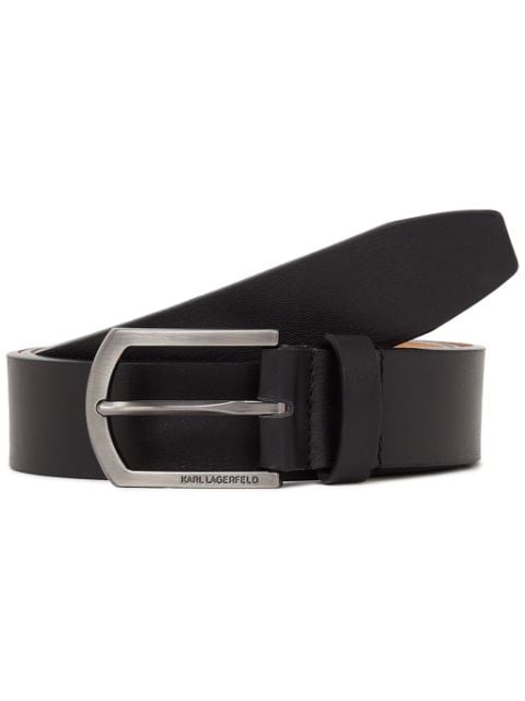 Karl Lagerfeld Essential leather belt