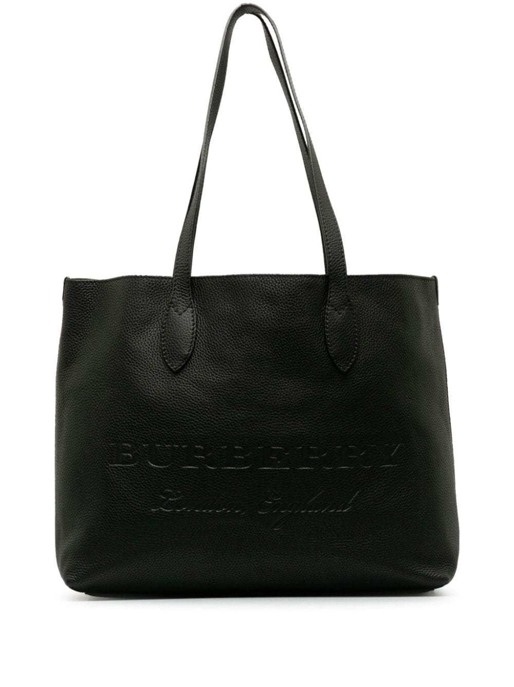 Pre-owned Burberry 2000-2017 Remington Tote Bag In Black