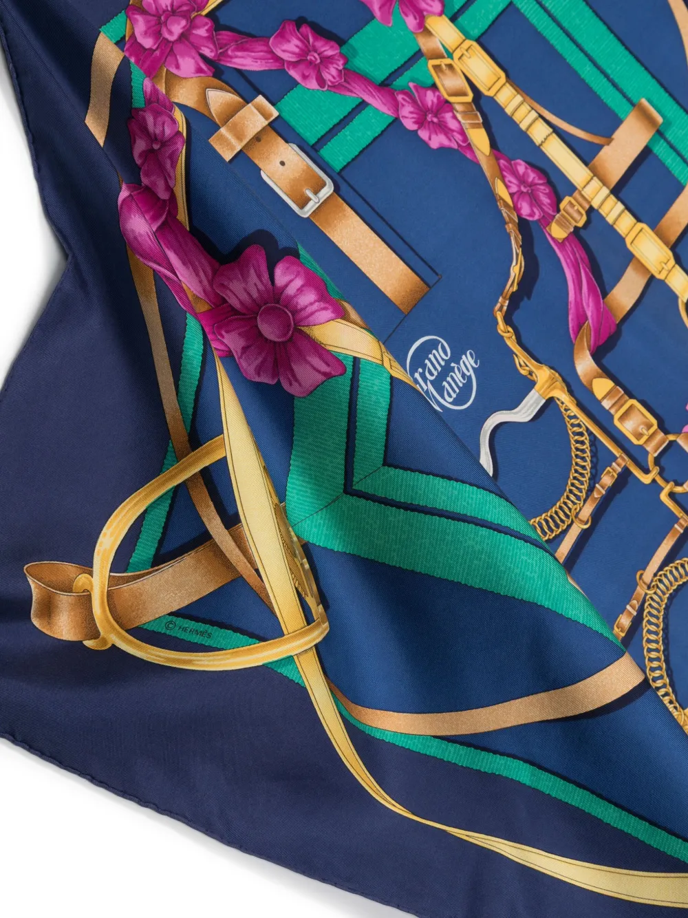 Affordable Hermes 1990s Grand Manege silk scarf Women