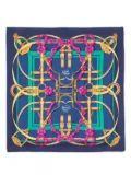 Hermès Pre-Owned 1990s Grand Manège silk scarf - Blue