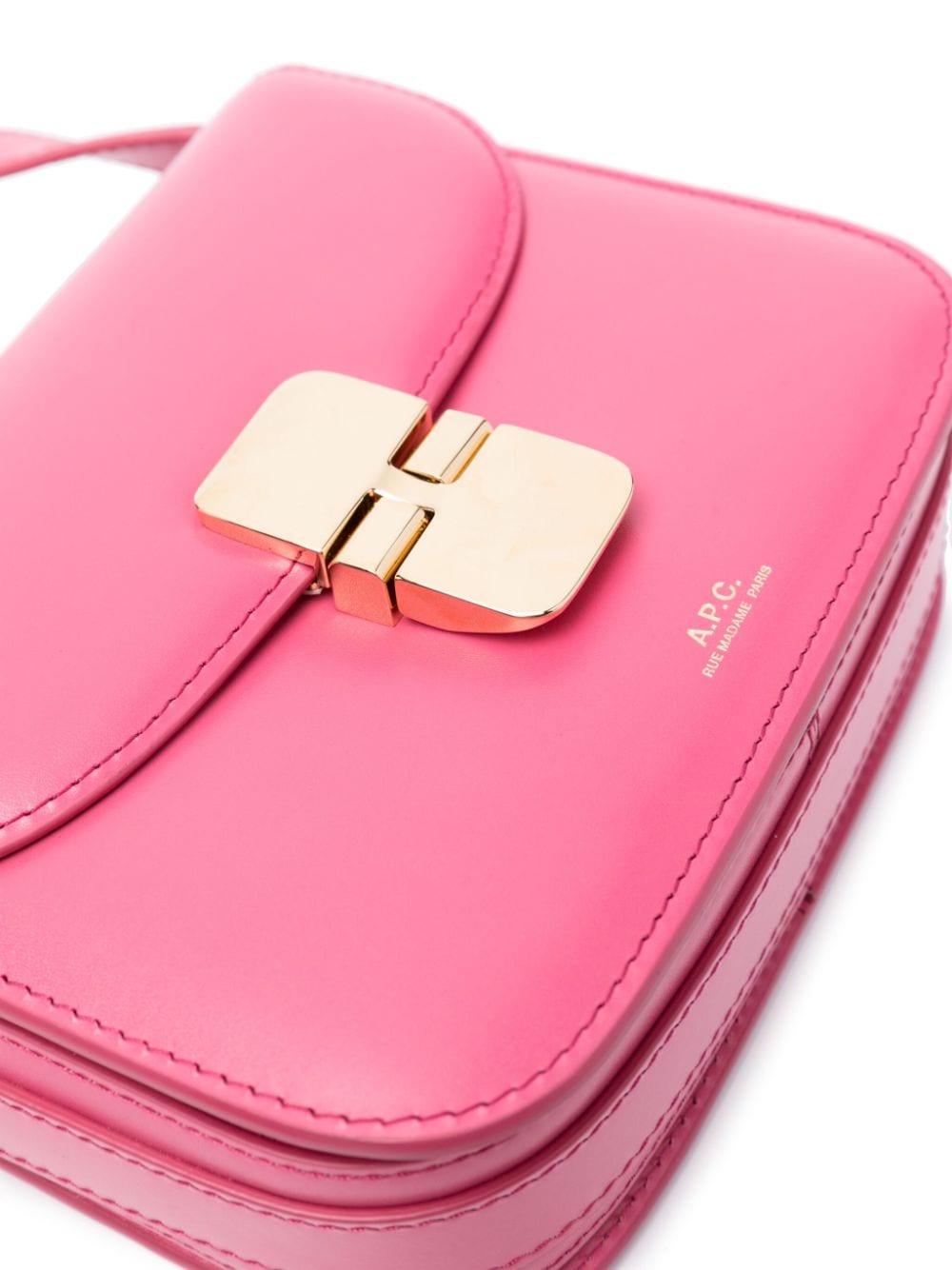 Shop Apc Mini Grace Crossbody Bag In Pink