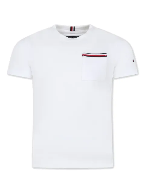 Tommy Hilfiger Junior patch-pocket cotton T-shirt