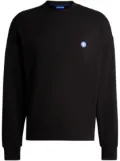 HUGO Ninnyo cotton sweatshirt - Black