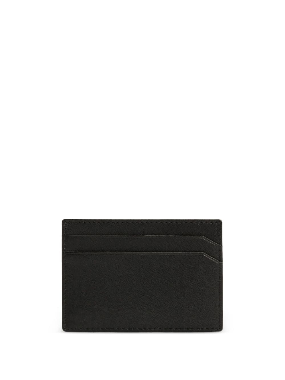 Shop Hugo Logo-plaque Leather Cardholder In Black