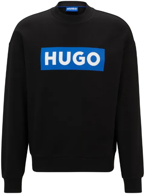 HUGO logo-print cotton sweatshirt