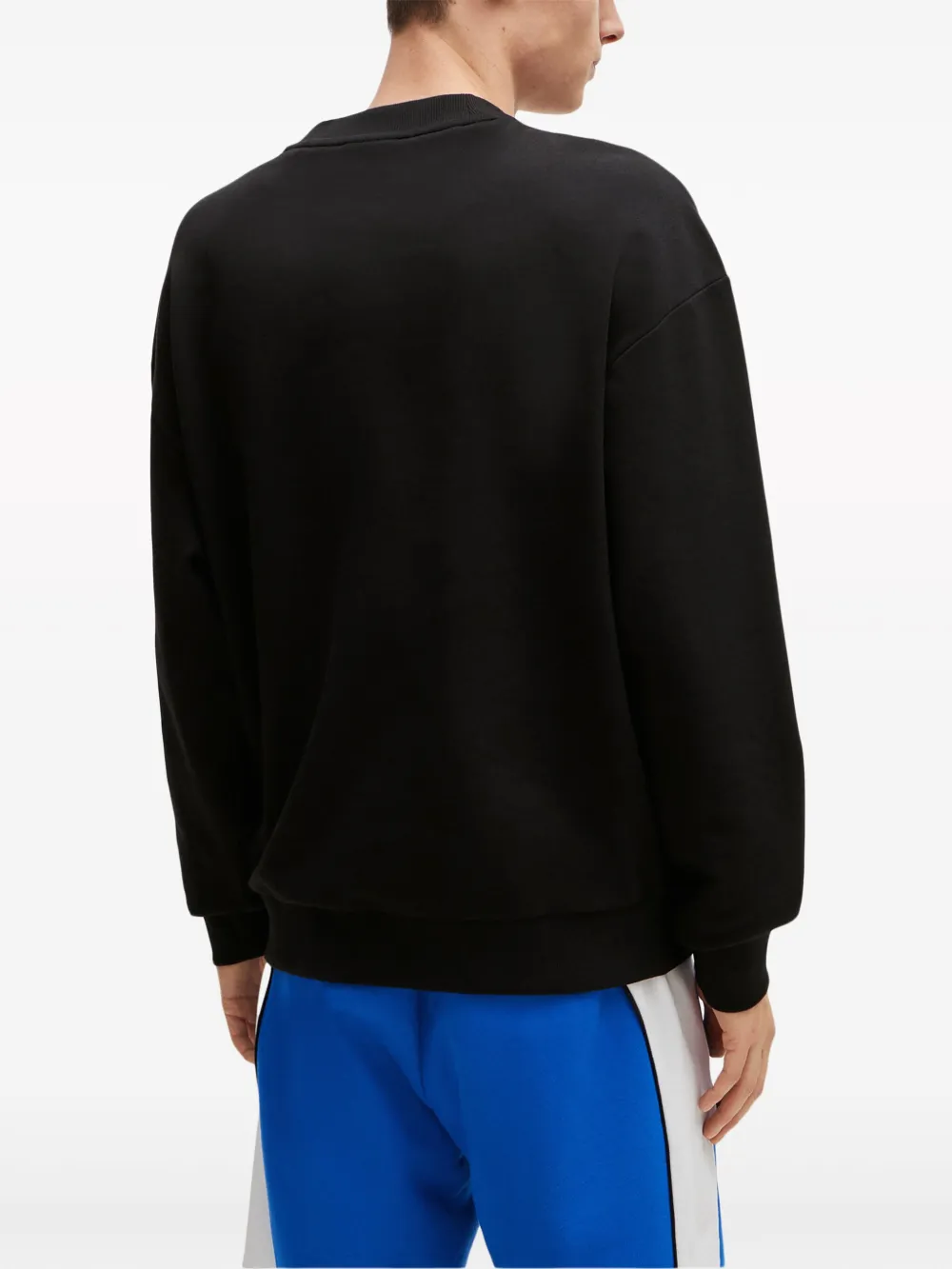 HUGO BOSS LOGO-PRINT COTTON SWEATSHIRT