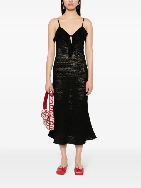 Self-Portrait crochet midi dress SS24169MB - 1