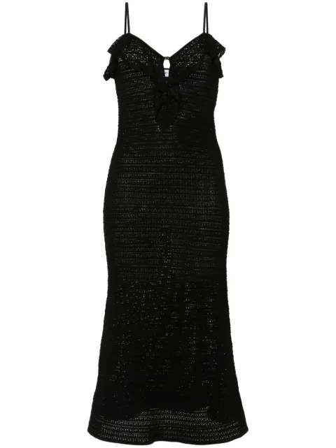 Self-Portrait crochet midi dress SS24169MB - 0