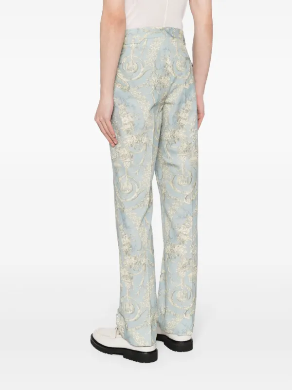 人気の春夏 Vivienne Westwood Sang Toile De Jouy-print Trousers | Blue パンツ