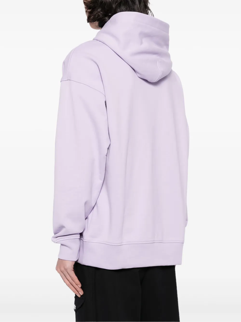 Shop Moose Knuckles Serge Logo-embroidered Hoodie In Purple