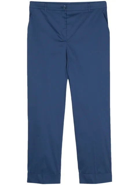 Patrizia Pepe pressed-crease cigarette trousers