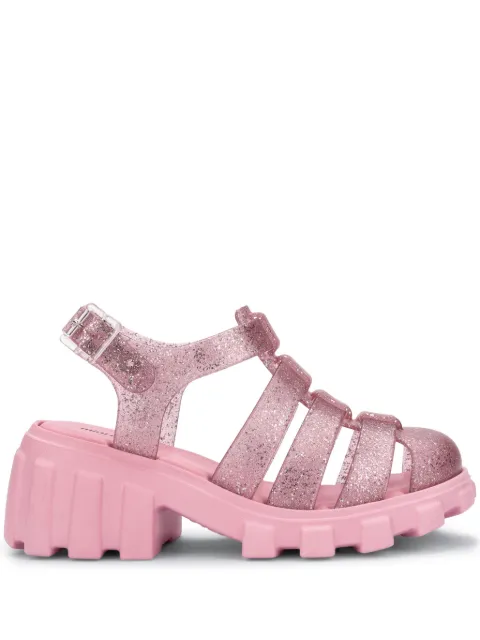 Mini Melissa buckle-fastening jelly sandals
