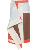 FENDI FF Puzzle-print midi skirt - Neutrals