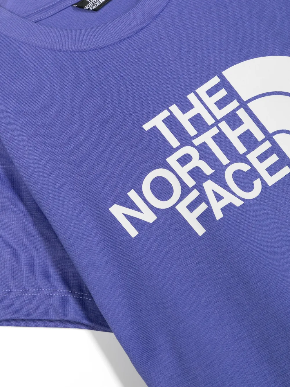 The North Face Kids T-shirt met logoprint Paars