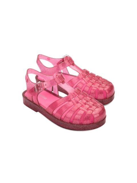 Mini Melissa buckle-fastening jelly sandals