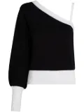 Karl Lagerfeld Essentials one-shoulder jumper - Black