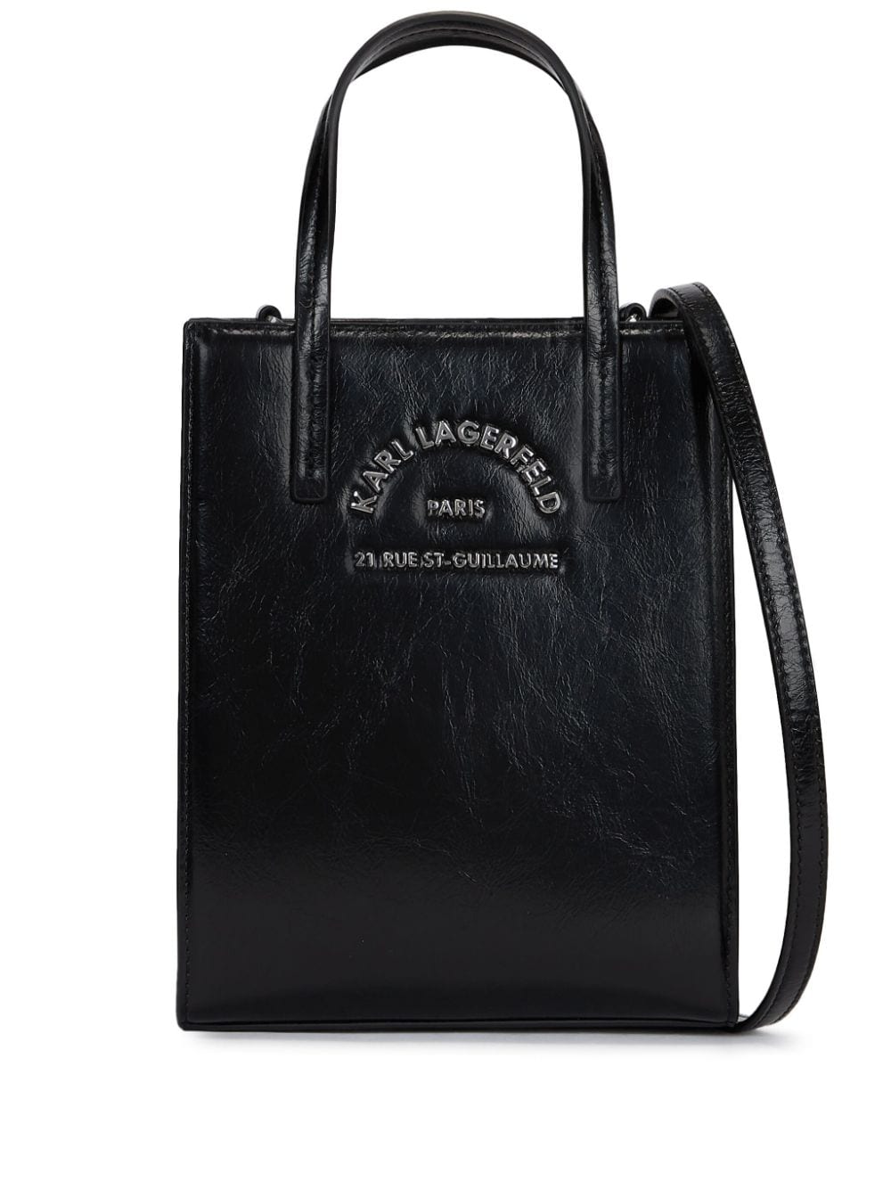 Karl Lagerfeld Rue St-guillaume Tote Bag In Black
