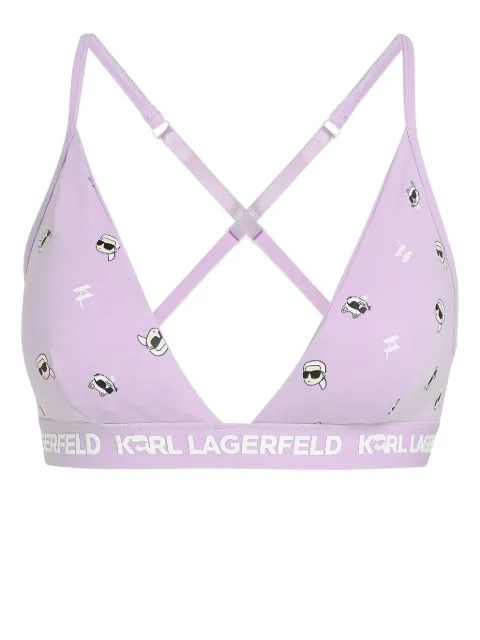 Karl Lagerfeld Ikon 2.0 padded bralette