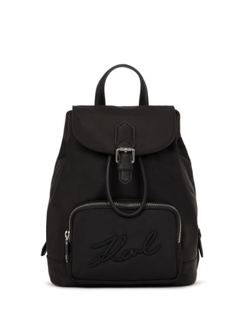 Karl Lagerfeld mochila Signature Flap