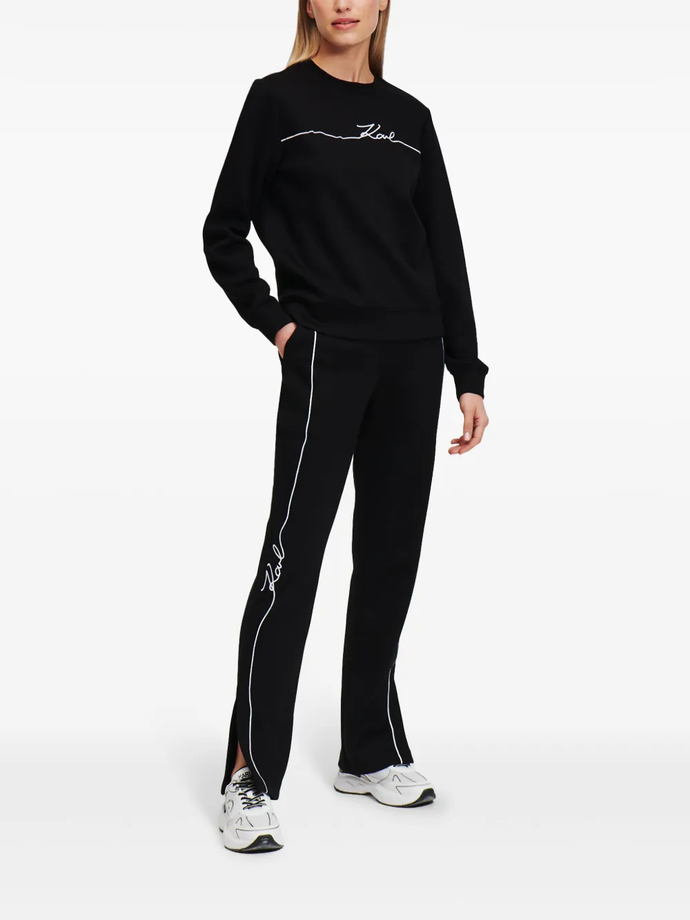 Karl Lagerfeld sudadera con bordado Signature | Sudaderas | Image 2