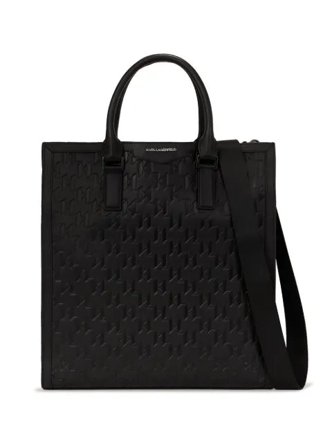 Karl Lagerfeld K/Loom leather tote bag