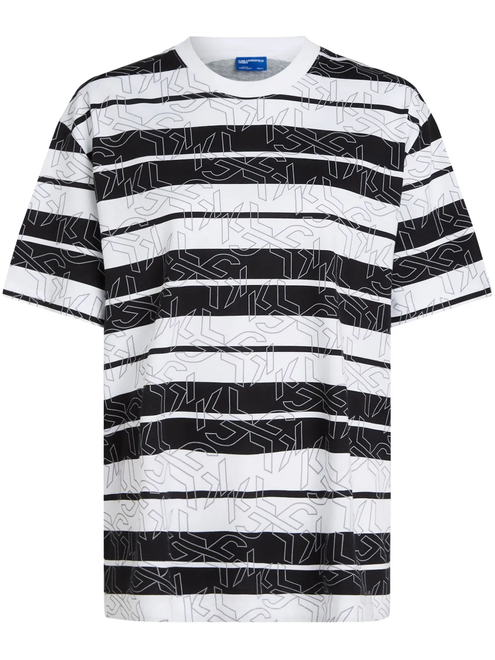 monogram striped T-shirt