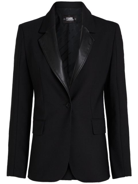 Karl Lagerfeld Blazer sartoriale con spacco sulle maniche