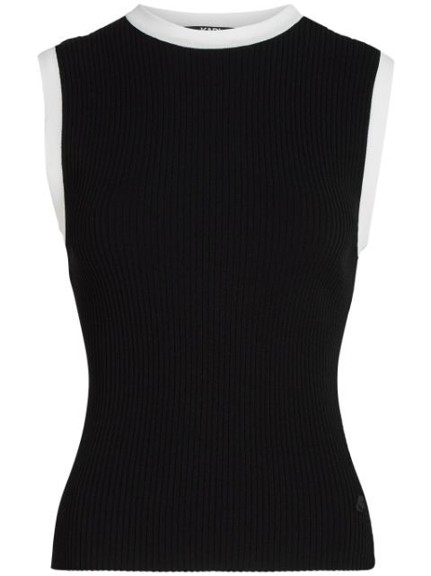 Karl Lagerfeld ribbed-knit tank top