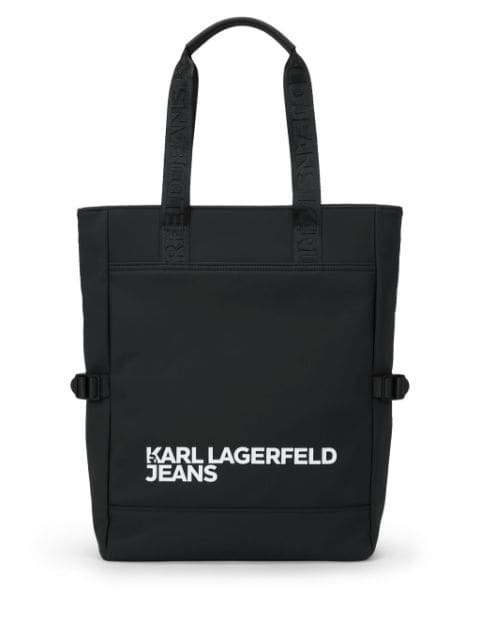 Karl Lagerfeld Jeans Utility logo-print tote bag