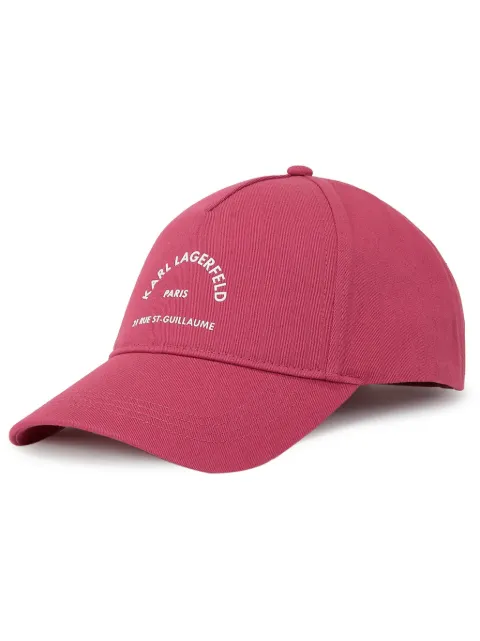 Karl Lagerfeld RSG logo-print baseball cap 
