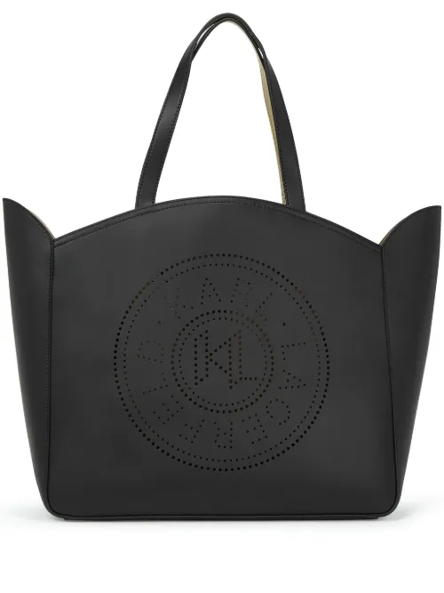 Sac cabas K/Circle à logo perforé - Karl Lagerfeld - Modalova