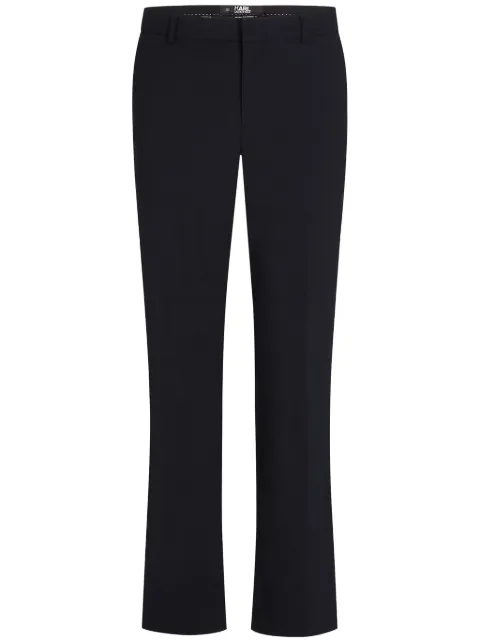 Karl Lagerfeld mid-rise tailored trousers