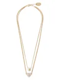 Karl Lagerfeld Autograph Heart necklace - Gold