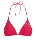 Karl Lagerfeld Rue St-Guillaume triangle bikini top - Pink