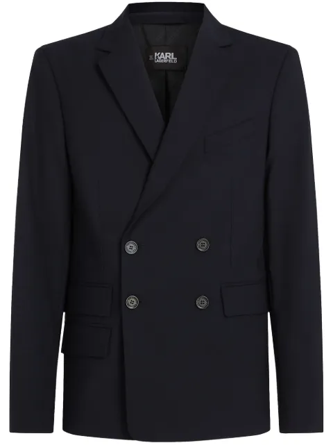 Karl Lagerfeld Blazer com abotoamento duplo