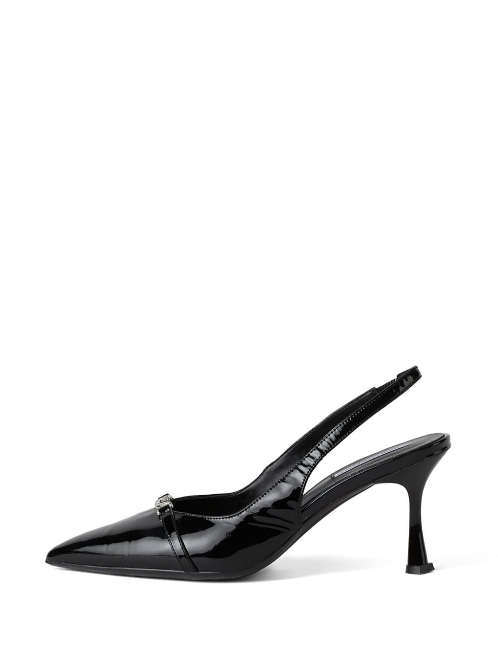 Shop Karl Lagerfeld Sienna Signia Slingback Pumps In Black