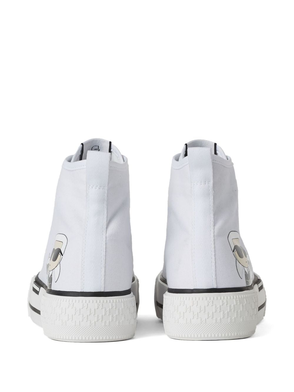 Karl Lagerfeld Ikonik NFT Max Kampus Max III high-top sneakers Wit