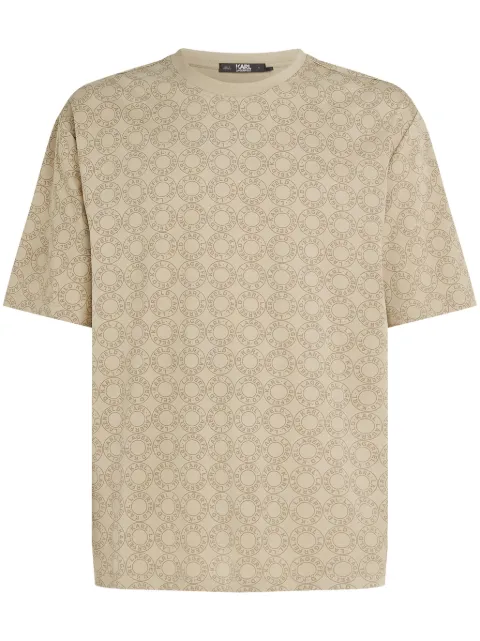 Karl Lagerfeld playera con logo circular