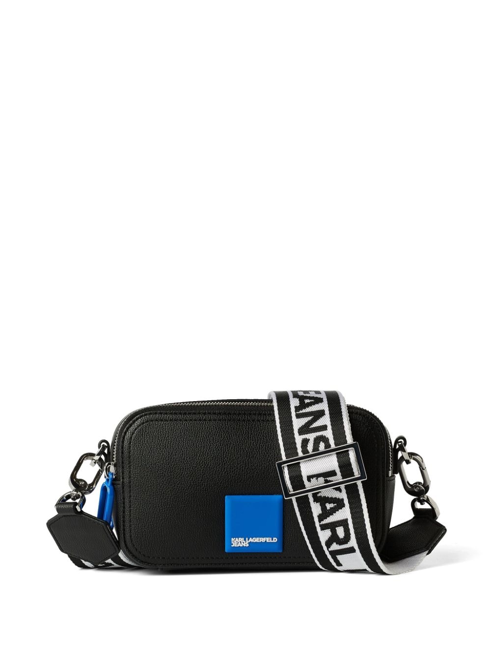 Tech logo-appliqué shoulder bag