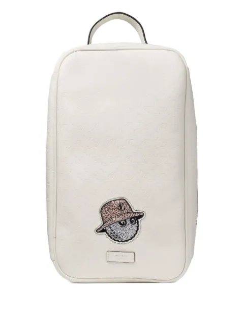 Jimmy Choo bolsa para zapatos con logo en relieve y detalles de cristal