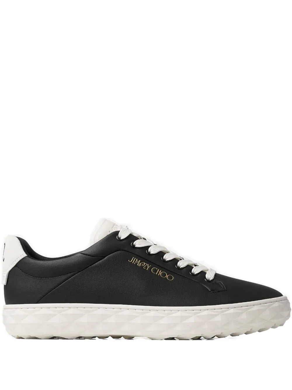 Jimmy Choo X Malbon Diamond Leather Sneakers In Blue