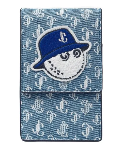Jimmy Choo monogram-pattern phone case