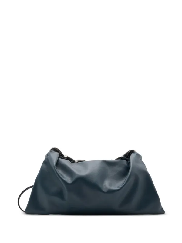 Burberry Small Swan Leather Bag | Black | FARFETCH JO