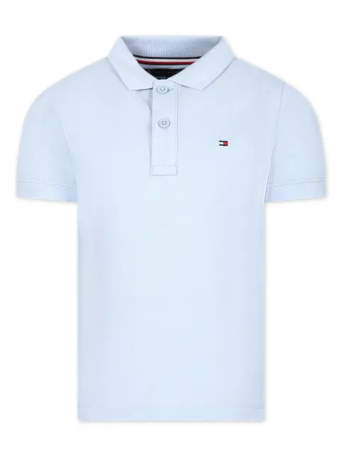 Tommy Hilfiger Junior logo-embroidered polo shirt