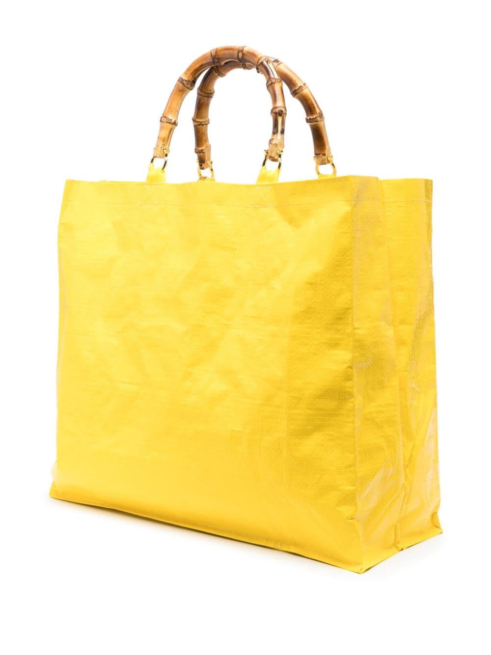 Shop La Milanesa Animal-appliqué Tote Bag In Yellow