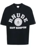 RHUDE Hampton Catamaran logo-print T-shirt - Blue