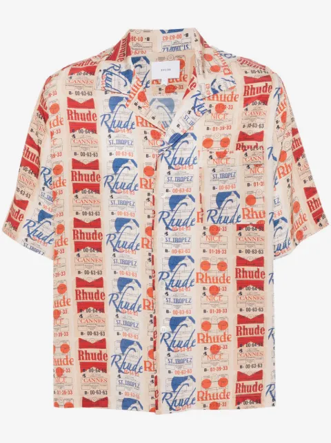RHUDE chemise Voyage de Rhude