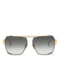 Balmain Eyewear Premier geometric-frame sunglasses - Gold
