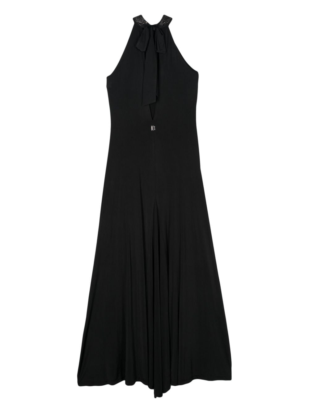 Shop Blugirl Halterneck Maxi Dress In Black