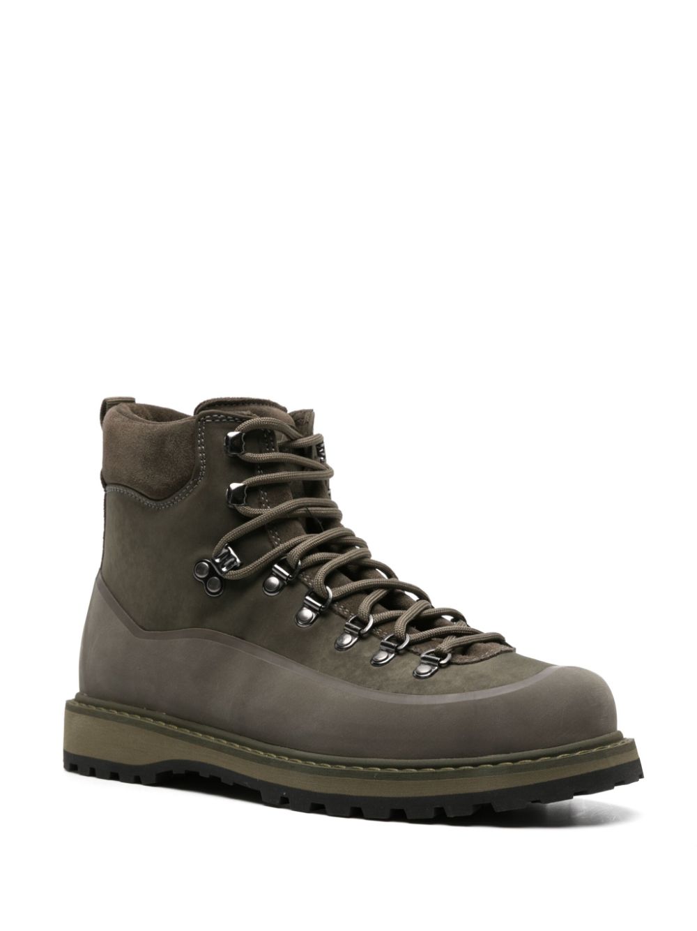 Diemme lace-up nubuck boots - Groen